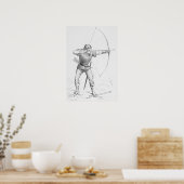 ロングボウマン ポスター (キッチン)