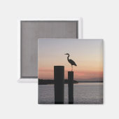 ロングボート鍵ペリカン マグネット (正面/裏面)