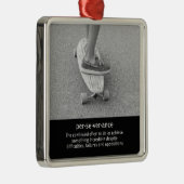 ロングボードやる気を起こさせる引用文 メタルオーナメント (右)