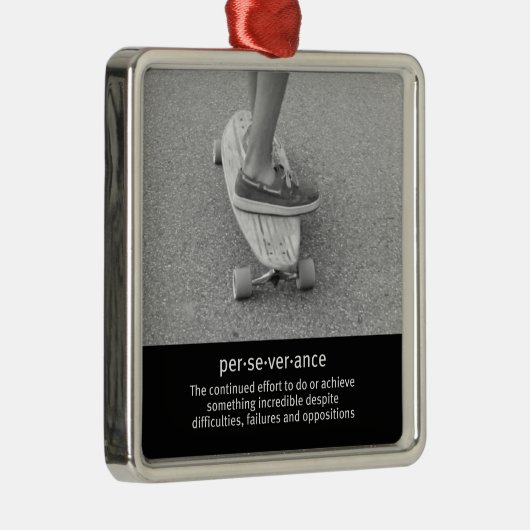 ロングボードやる気を起こさせる引用文 メタルオーナメント (右)