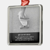 ロングボードやる気を起こさせる引用文 メタルオーナメント (左)