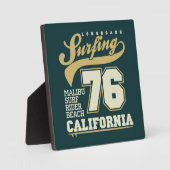 ロングボードサーフィン |カリフォルニア76 フォトプラーク (正面)