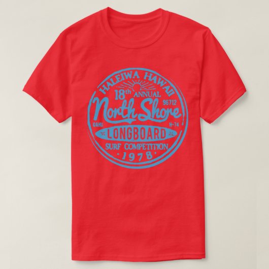 ロングボードサーフコンクール Tシャツ (デザイン正面)