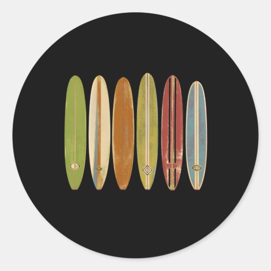 ロングボードサーフボードスタイルサーフィン ラウンドシール (正面)