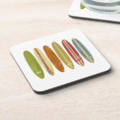 ロングボードサーフボードヴィンテージレトロスタイルサーフィン コースター (左側)