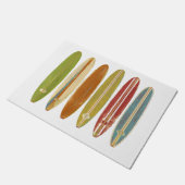 ロングボードサーフボードヴィンテージレトロスタイルサーフィン ドアマット (アングル)