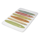 ロングボードサーフボードヴィンテージレトロスタイルサーフィン バスマット (アングル)