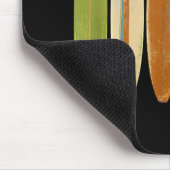 ロングボードサーフボードヴィンテージレトロスタイルサーフィン マウスパッド (コーナー)