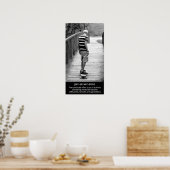 ロングボードライダー忍耐 ポスター (キッチン)