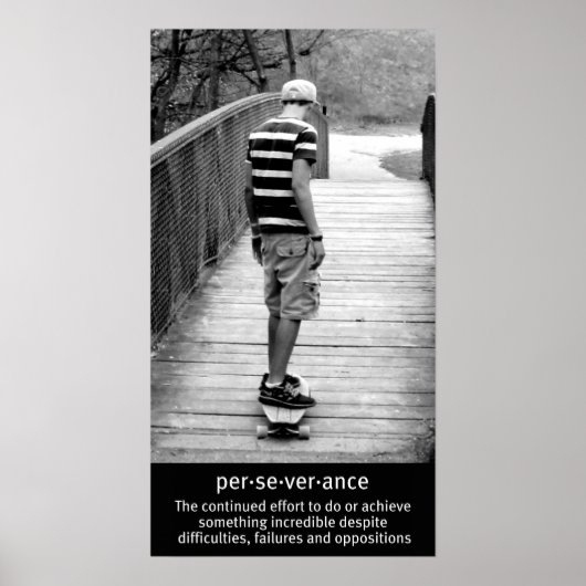 ロングボードライダー忍耐 ポスター (正面)