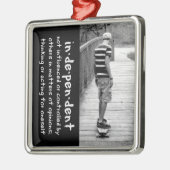 ロングボード独立 メタルオーナメント (左)