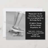 ロングボード誕生日パーティー 招待状 (裏面)