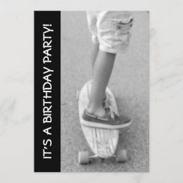 ロングボード誕生日パーティー 招待状