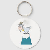 ロングマウンテンヤギ キーホルダー (正面)