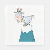 ロングマウンテンヤギ スタンダードランチョンナプキン (正面)