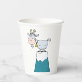 ロングマウンテンヤギ 紙コップ (正面)