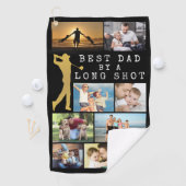 ロングモダン最高のショットによるパパ9 Photo Collage ゴルフタオル (インサイチュ)