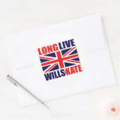 ロングライブウィルズ&ケイト ラウンドシール (封筒)