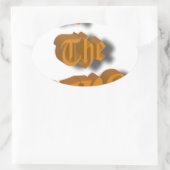 ロングライブザキングニースデザイン移調 楕円形シール (バッグ)