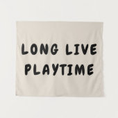 ロングライブプレイタイム遊ルームプレイルーム子供部屋ウォール タペストリー (正面(横))