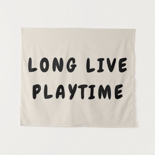 ロングライブプレイタイム遊ルームプレイルーム子供部屋ウォール タペストリー (正面(横))