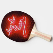ロングライブベーコンネオンサイン、ベーコン恋人 卓球ラケット (横)