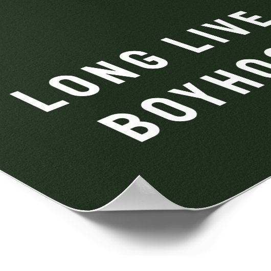 ロングライブボイフードボーイズルームプレイルーム子供部屋ウォール ポスター (角)