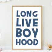 ロングライブボーイフードブルー ポスター