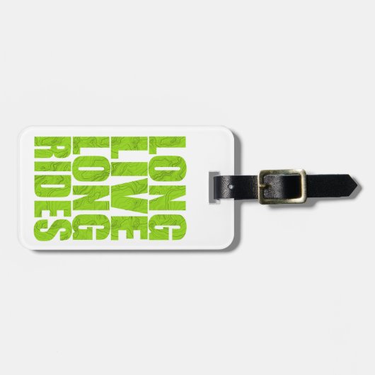 ロングライブロングライド(Topo) ラゲッジタグ (正面横)