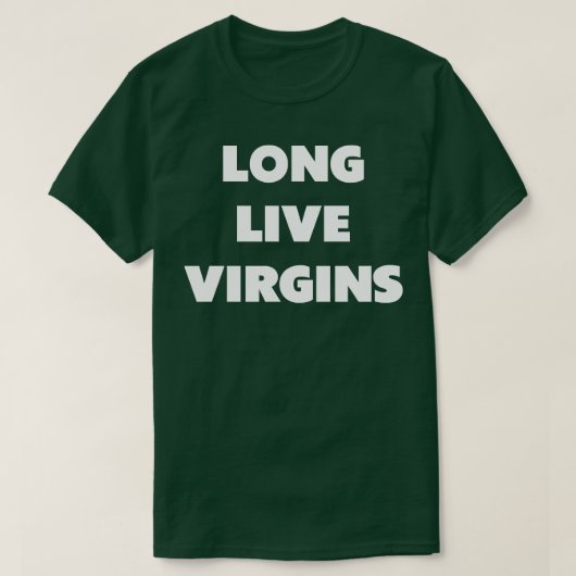 ロングライブヴァージン Tシャツ (デザイン正面)