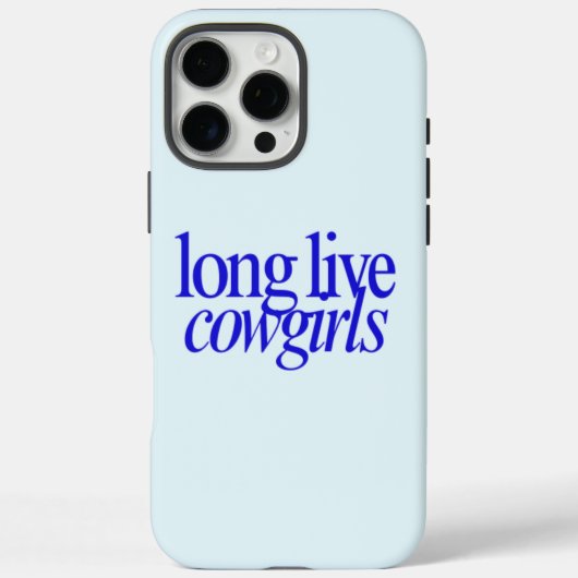 ロングライブ女性のカーボーイの電話ケース Case-Mate iPhoneケース (裏面)