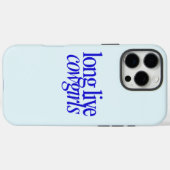 ロングライブ女性のカーボーイの電話ケース Case-Mate iPhoneケース (裏面 (横))