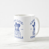 ロングライブ女性のカーボーイマグウェスタンロデオエステティック コーヒーマグカップ (正面右)