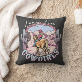 ロングライブ女性のカーボーイ装飾用クッション クッション (ブランケット)