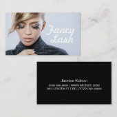 ロングラッシュまつげエクステンション化粧アーティスト 名刺 (正面/裏面)