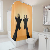 ロングラッシュギラフェス シャワーカーテン (インサイチュ)