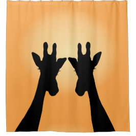 ロングラッシュギラフェス シャワーカーテン