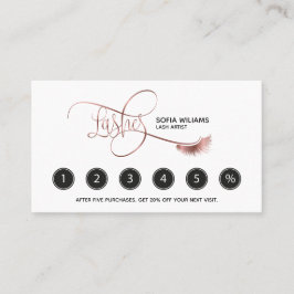 ロングラッシュ&ブローズメイクアップアーティストバラ金ゴールド ロイヤリティカード