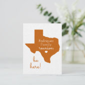 ロングランズバーンオレンジテキサス州ファミリー懇親会 ポストカード (スタンド正面)