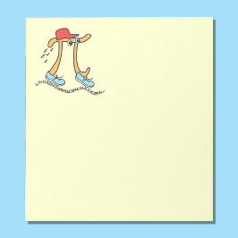 ロングランニングのPi - おもしろい Math Pi Guy Notepad ノートパッド