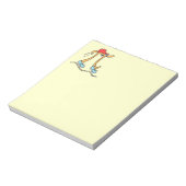 ロングランニングのPi - おもしろい Math Pi Guy Notepad ノートパッド (回転)