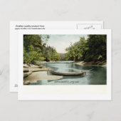 ロングレイク、アディロンドラック山脈、NY 1906ヴィンテージ ポストカード (正面/裏面)