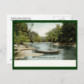 ロングレイク、アディロンドラック山脈、NY 1906ヴィンテージ ポストカード (正面/裏面)