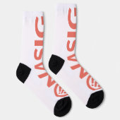 ロングロゴオレンジ ソックス (右)