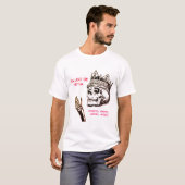 ロングロング、ショート、ショートの女王の挨拶 Tシャツ (正面フル)