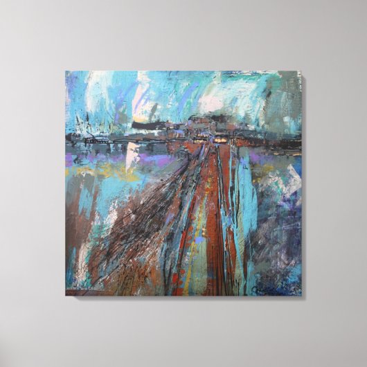 ロングロードホーム キャンバスプリント (正面)