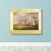 ロング卿の財産「クイズ」のポートレート キャンバスプリント (インサイチュ (ウッドフロア))