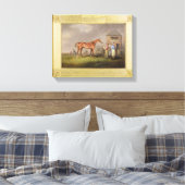 ロング卿の財産「クイズ」のポートレート キャンバスプリント (インサイチュ (寝室))