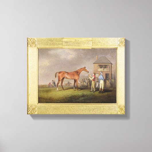 ロング卿の財産「クイズ」のポートレート キャンバスプリント (正面)