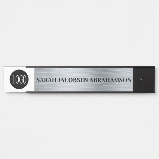 ロング名のみOfficeドアの署名名プレート サインプレート (正面)